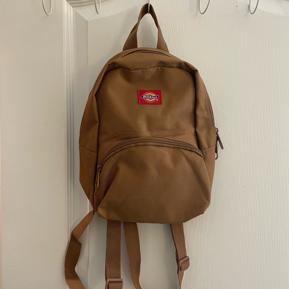 Mini Dickies Brown Canvas Backpack